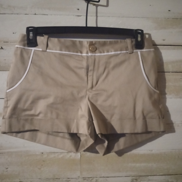 Banana Republic Gray and White Bermudas - Picture 1 of 4